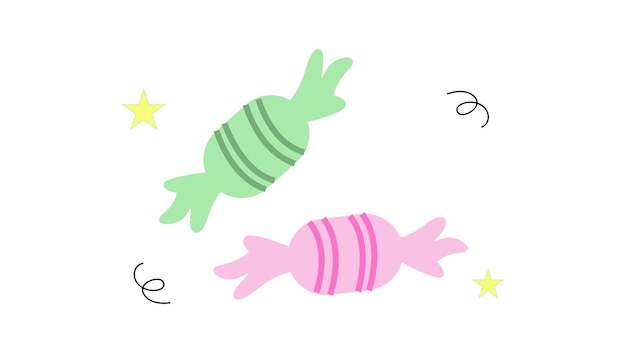 Icono del vector de los dulces