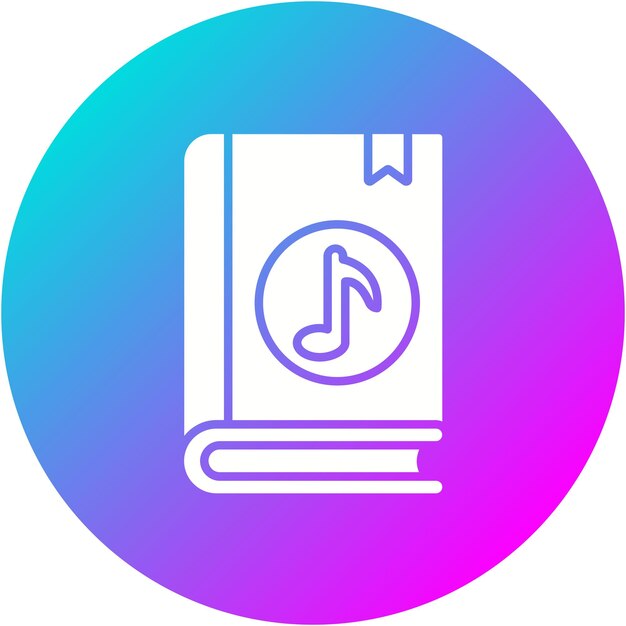 El icono del vector de la educación musical se puede utilizar para el conjunto de iconos de aprendizaje