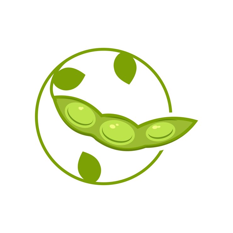 Vector icono de vector de elemento de diseño de soja con concepto moderno creativo