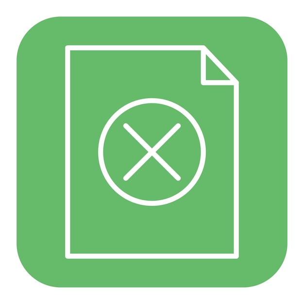 El icono del vector de eliminación de archivos se puede utilizar para el conjunto de iconos de documentos y archivos