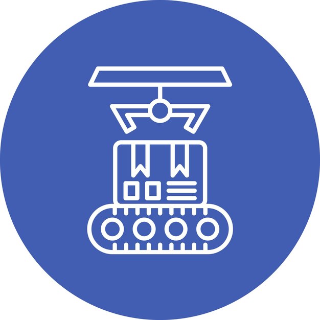 El icono del vector de embalaje se puede utilizar para el conjunto de iconos de entrega y logística