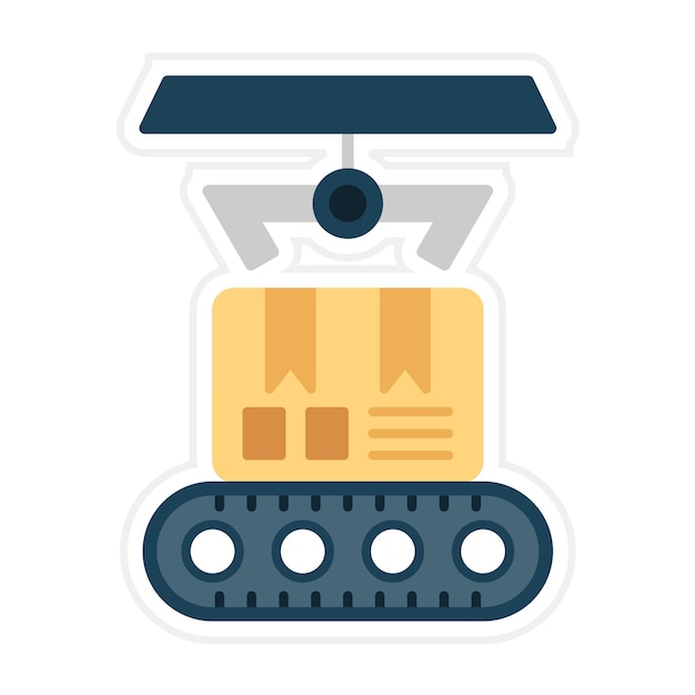 El icono del vector de embalaje se puede utilizar para el conjunto de iconos de entrega y logística