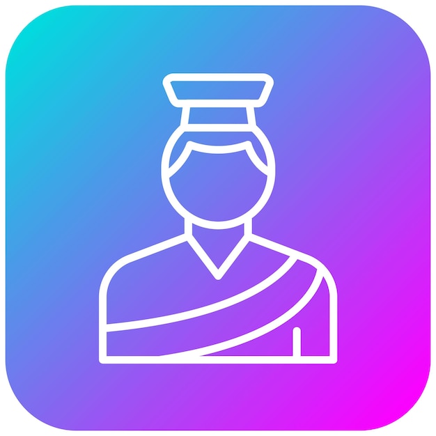 El icono del vector Emperador se puede usar para el iconset de Dubai