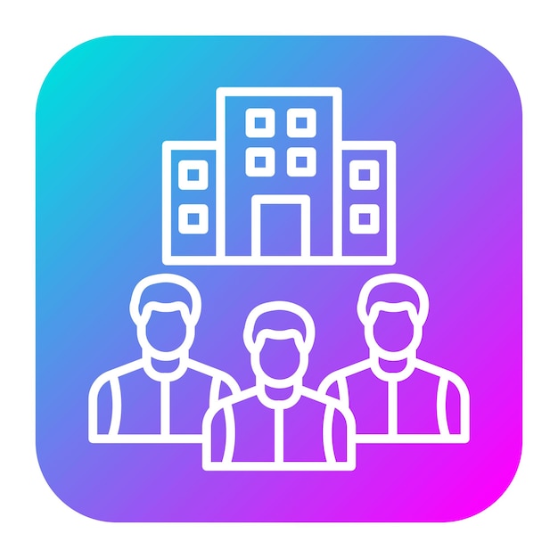 El icono del vector de empleados se puede utilizar para el conjunto de iconos de búsqueda de empleo