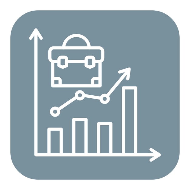 El icono del vector de empleo puede utilizarse para el conjunto de iconos de búsqueda de empleo