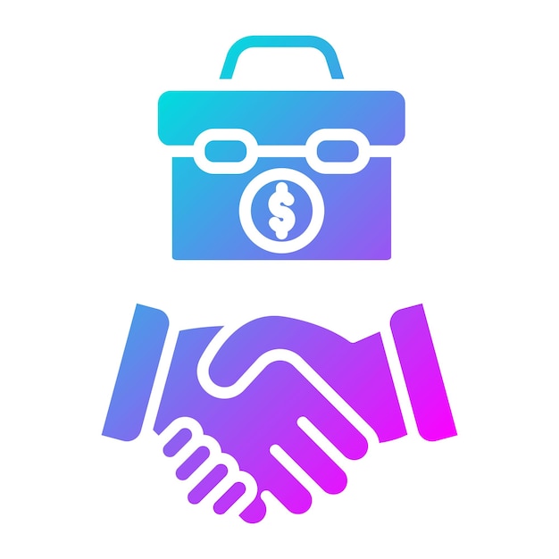 El icono del vector empresarial se puede utilizar para el conjunto de iconos de formación empresarial