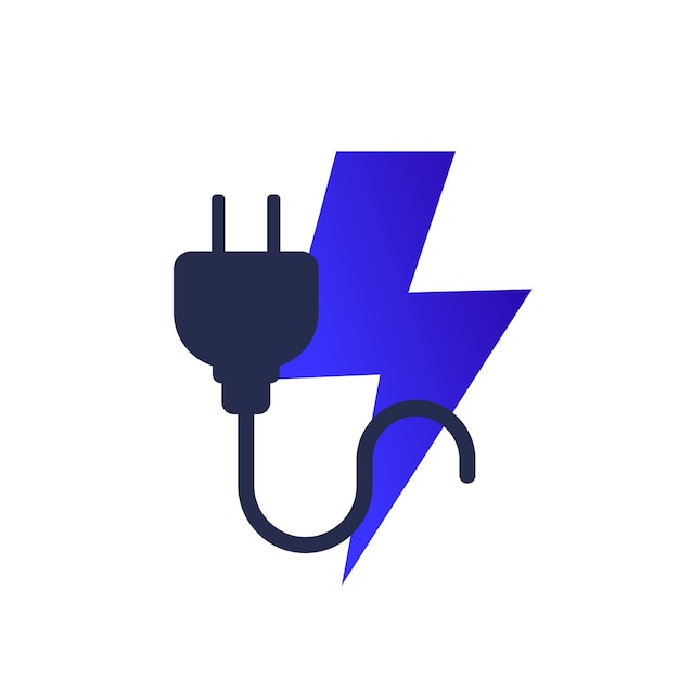 para un icono de vector de enchufe chino