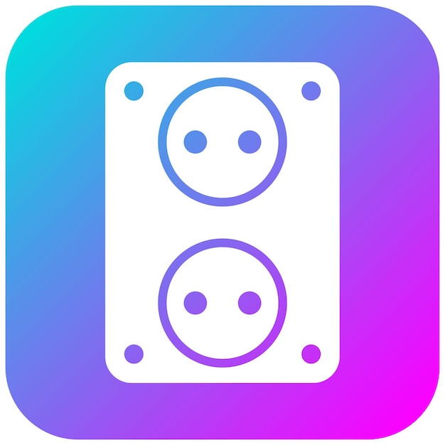 El icono del vector de enchufe se puede utilizar para el conjunto de iconos de batería y alimentación
