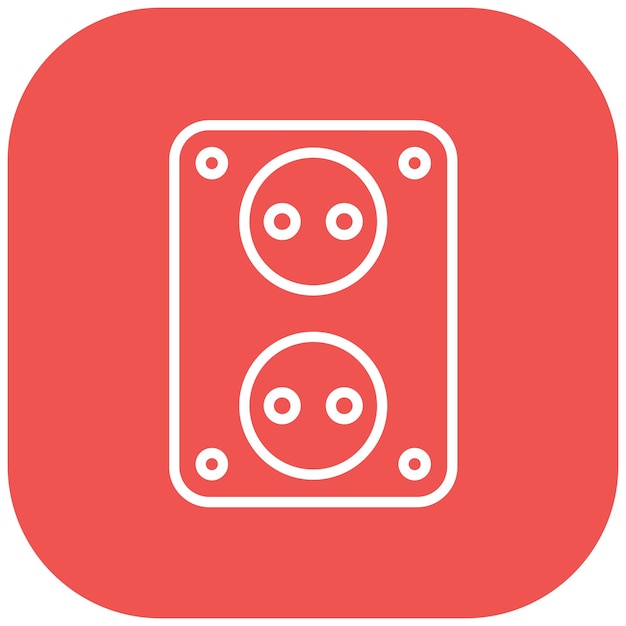 El icono del vector de enchufe se puede utilizar para el conjunto de iconos de batería y alimentación