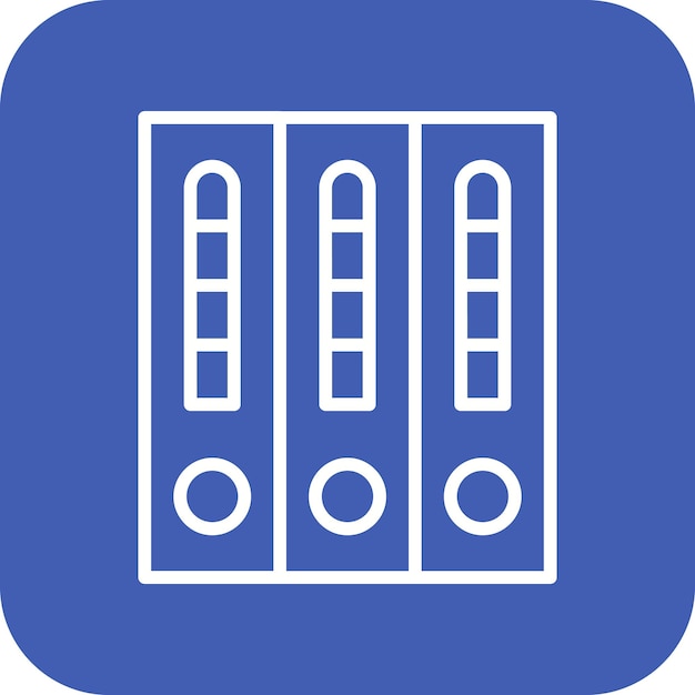 El icono del vector de encuadernación se puede utilizar para el conjunto de iconos de educación