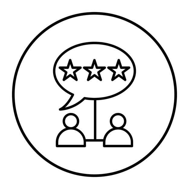 El icono del vector de la encuesta de satisfacción se puede utilizar para el conjunto de iconos de comentarios de los clientes