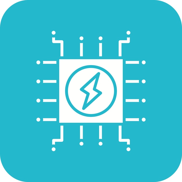 El icono del vector de energía del sistema puede utilizarse para el conjunto de iconos de energía renovable