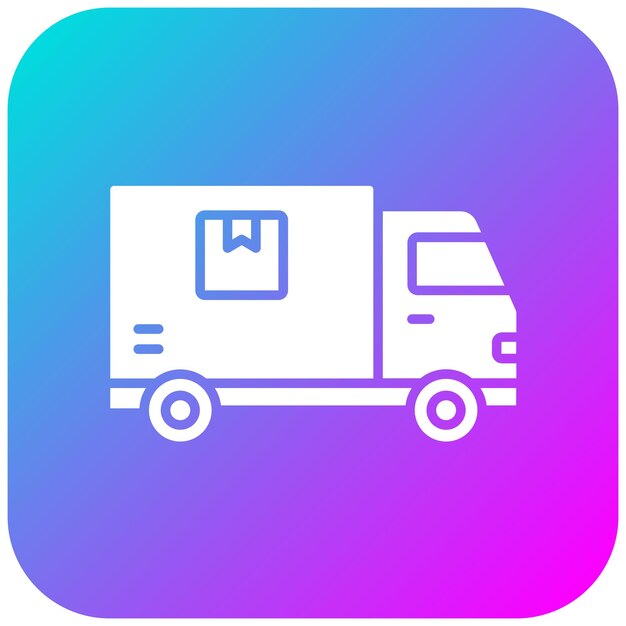 El icono del vector de entrega se puede utilizar para el conjunto de iconos de compras del viernes
