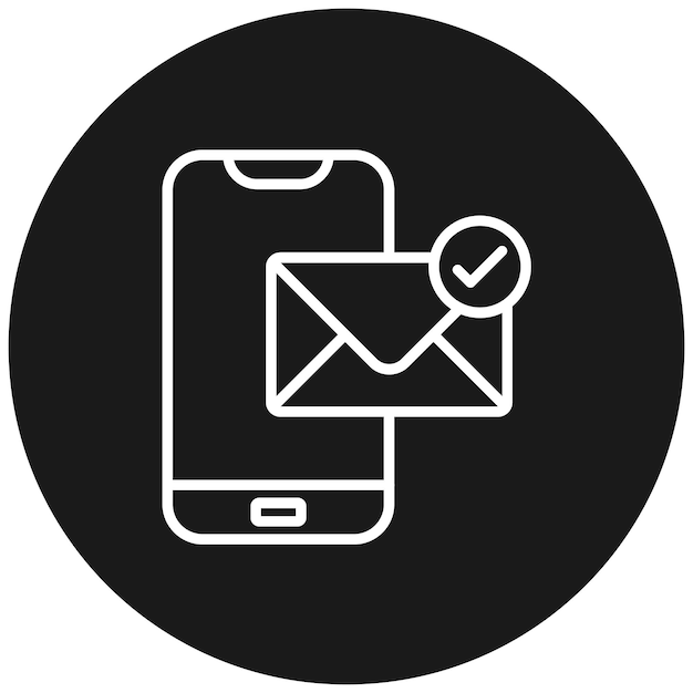 El icono del vector enviado se puede utilizar para el conjunto de iconos de comunicaciones