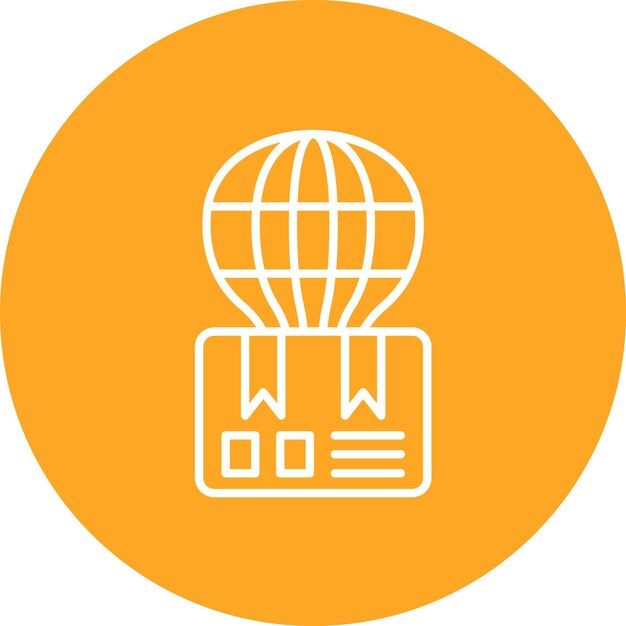 El icono del vector de envío se puede utilizar para el conjunto de iconos de entrega y logística