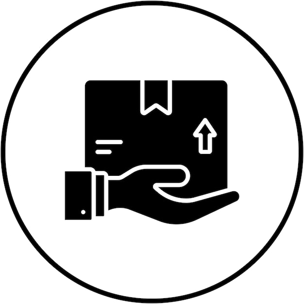 El icono del vector de envío se puede utilizar para el conjunto de iconos de entrega y logística