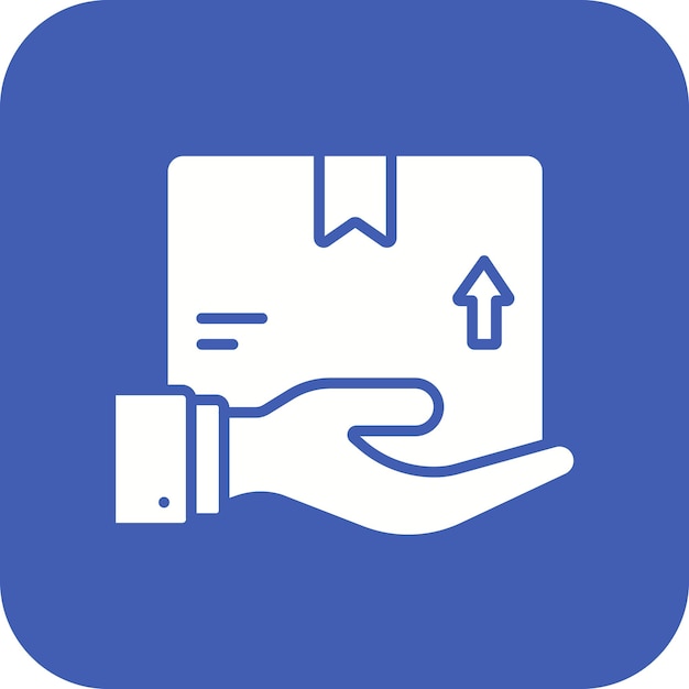 El icono del vector de envío se puede utilizar para el conjunto de iconos de entrega y logística