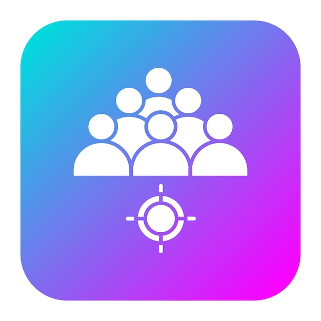 El icono del vector de equipo se puede utilizar para el conjunto de iconos SEO y SEM