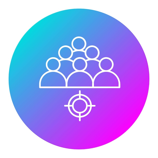 El icono del vector de equipo se puede utilizar para el conjunto de iconos SEO y SEM