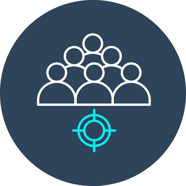 El icono del vector de equipo se puede utilizar para el conjunto de iconos SEO y SEM