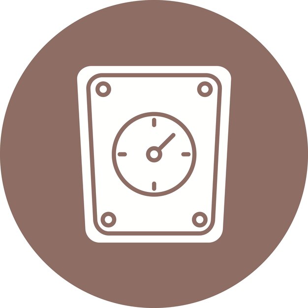 El icono del vector de la escala de peso se puede utilizar para el conjunto de iconos de Medicina I