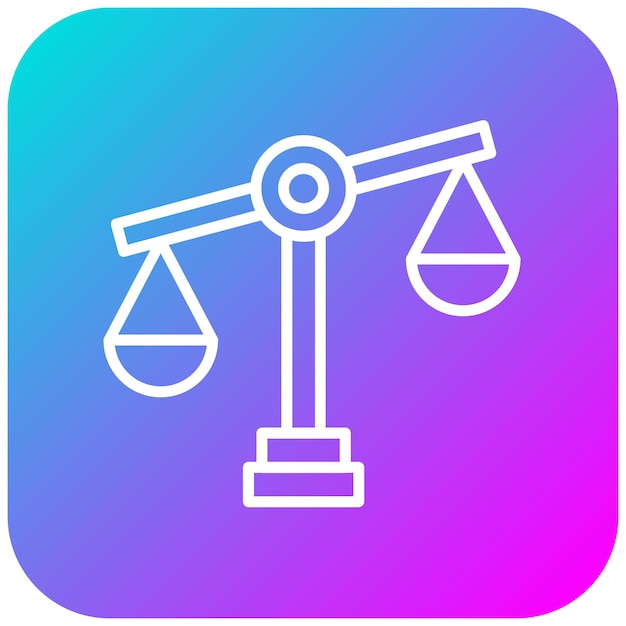 El icono del vector de escala se puede utilizar para el conjunto de iconos de Business Analytics