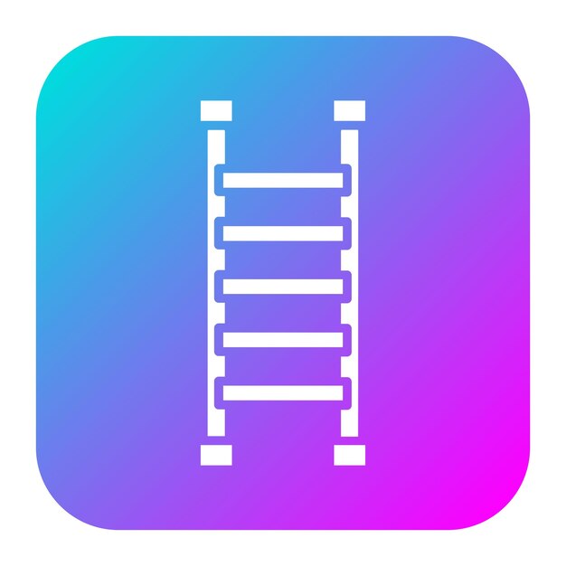 El icono del vector de la escalera se puede usar para el conjunto de iconos de mejoras para el hogar