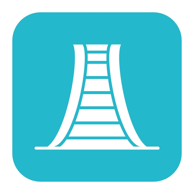 El icono del vector de la escalera puede usarse para el conjunto de iconos del supermercado