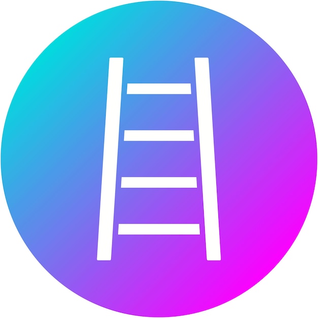El icono del vector de la escalera se puede utilizar para el conjunto de iconos de los servicios de emergencia