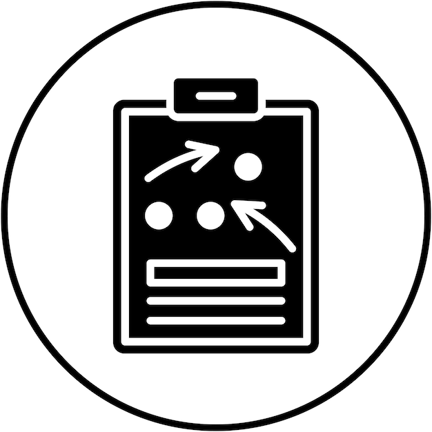 El icono del vector de escenario de prueba se puede utilizar para el conjunto de iconos de garantía de calidad