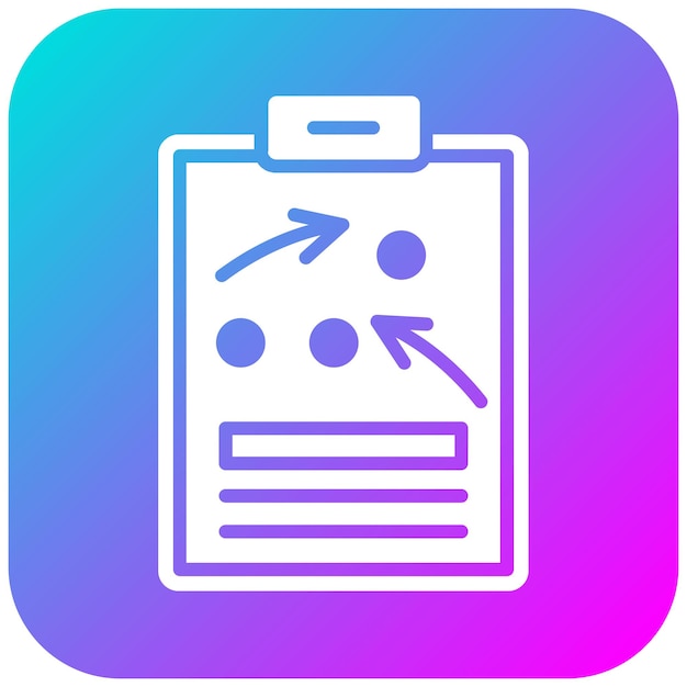 El icono del vector de escenario de prueba se puede utilizar para el conjunto de iconos de garantía de calidad