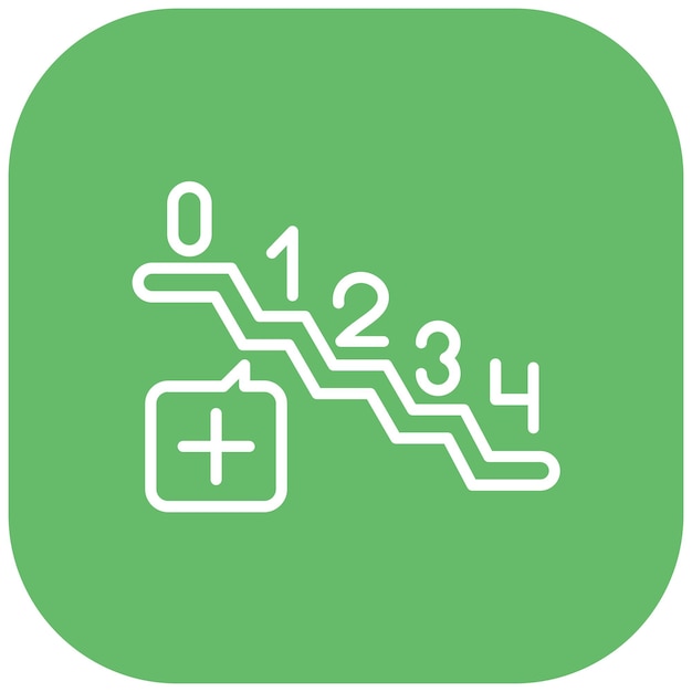 El icono del vector de estadificación del cáncer se puede utilizar para el conjunto de iconos de quimioterapia