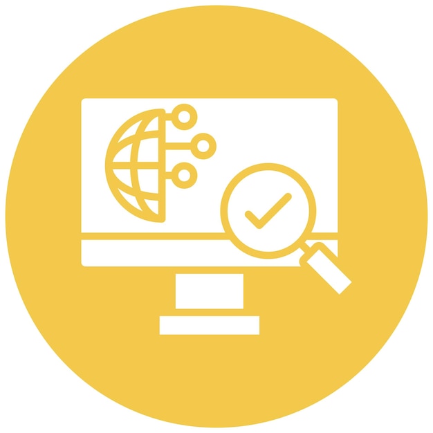 El icono del vector de estandarización de red se puede utilizar para el conjunto de iconos de red