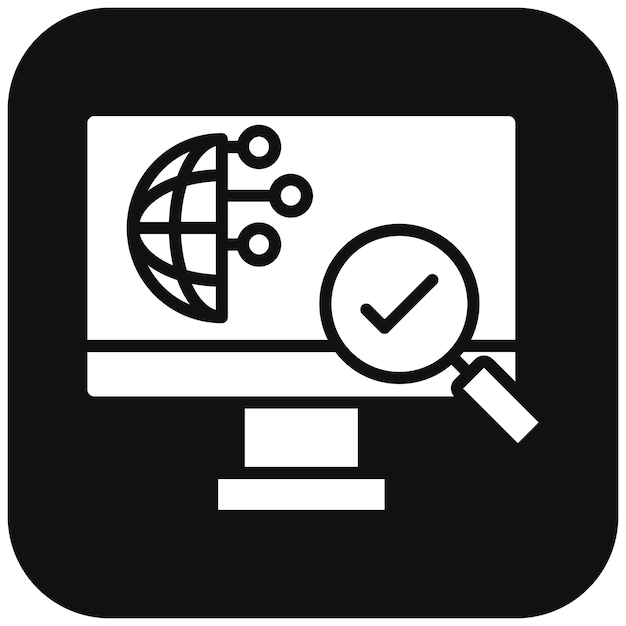 El icono del vector de estandarización de red se puede utilizar para el conjunto de iconos de red