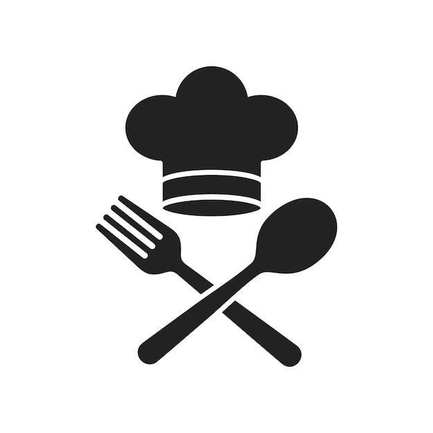 icono de vector de estilo plano de chef