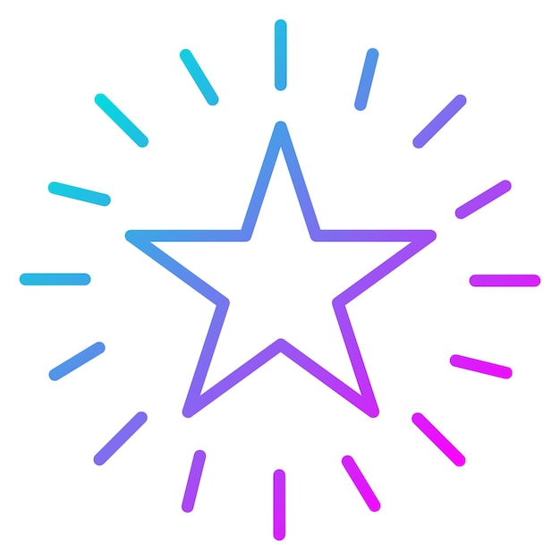 El icono del vector de estrellas se puede utilizar para el conjunto de iconos de comentarios del cliente
