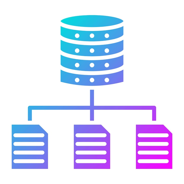Vector el icono del vector de estructura de datos se puede utilizar para el conjunto de iconos sin código
