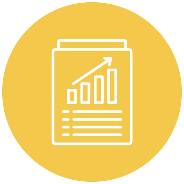 El icono del vector de evaluación financiera se puede utilizar para el conjunto de iconos de caridad