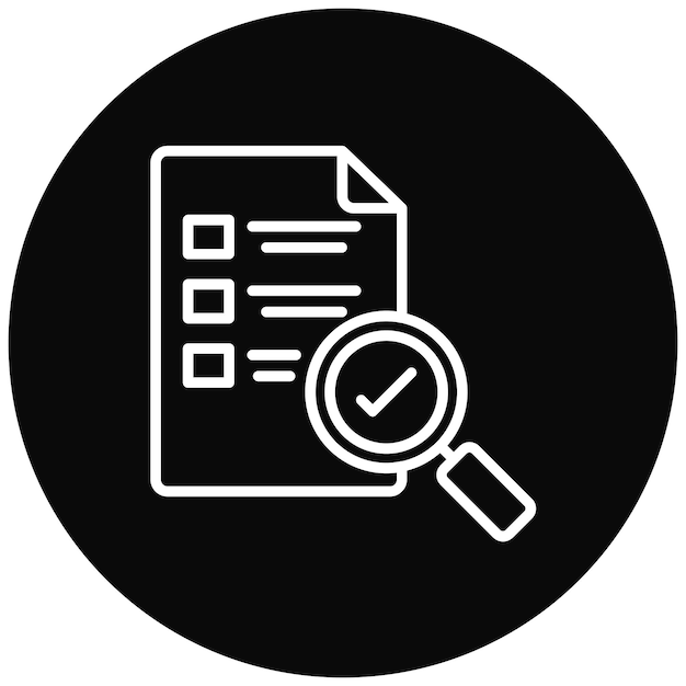 El ícono del vector de evaluación del proyecto se puede utilizar para el conjunto de íconos de evaluación de proyectos