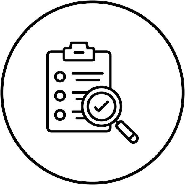 El icono del vector de evaluación se puede utilizar para el conjunto de iconos de la experiencia del usuario