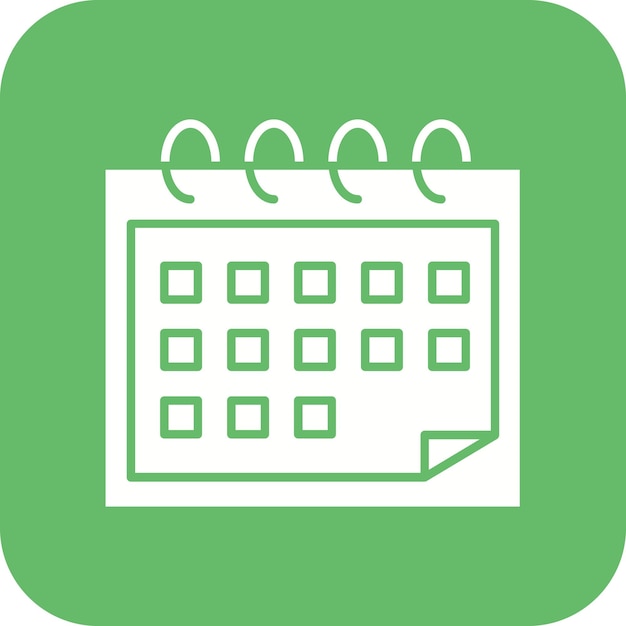 El icono del vector de eventos se puede utilizar para el conjunto de iconos SEO y SEM