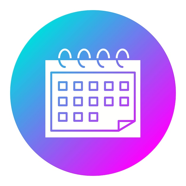 El icono del vector de eventos se puede utilizar para el conjunto de iconos SEO y SEM