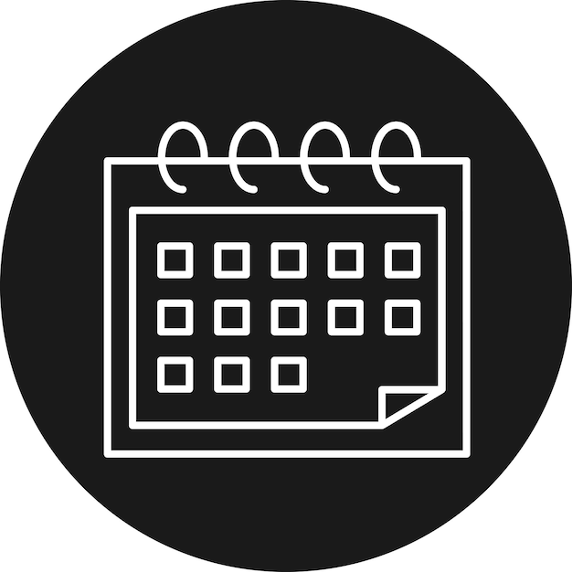 El icono del vector de eventos se puede utilizar para el conjunto de iconos SEO y SEM