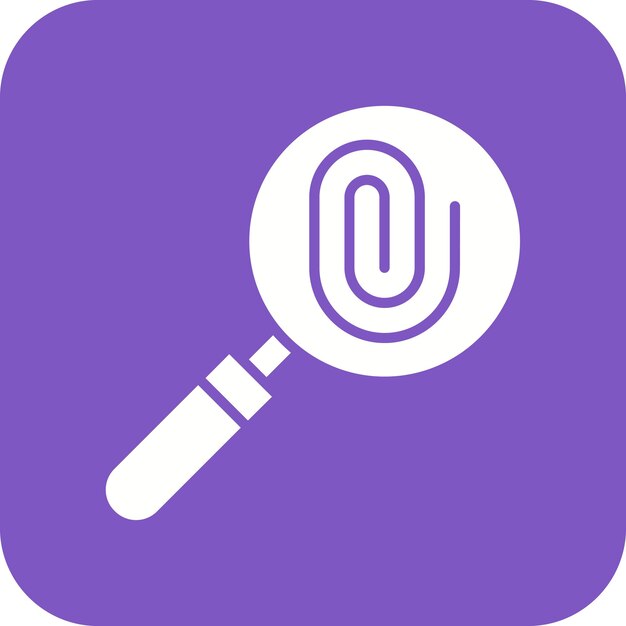 El icono del vector de evidencia se puede usar para el conjunto de iconos de la policía