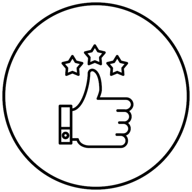 El icono del vector de excelencia se puede utilizar para el conjunto de iconos de valores básicos