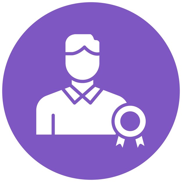 El icono del vector de experiencia se puede utilizar para el conjunto de iconos de liderazgo