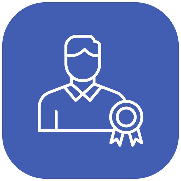 El icono del vector de experiencia se puede utilizar para el conjunto de iconos de liderazgo