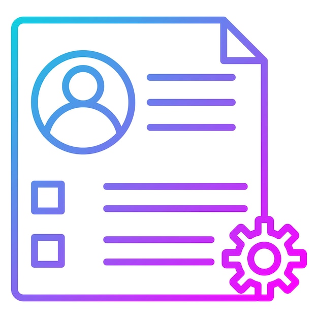 El icono del vector de experiencia de trabajo se puede utilizar para el conjunto de iconos de búsqueda de empleo