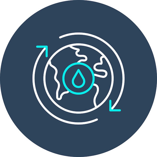 El icono del vector de exploración de petróleo se puede utilizar para el conjunto de iconos de la industria de la gasolina