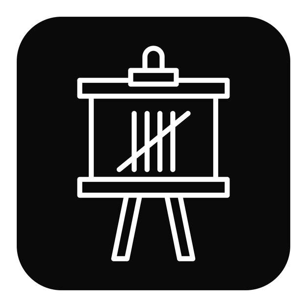 El icono del vector de exploración se puede utilizar para el conjunto de iconos de investigación de delitos
